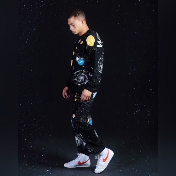 NWT SPIRIT JERSEY Wish You Were Here Knit Jogger Sweat Pants Unisex Small - Picture 6 of 13